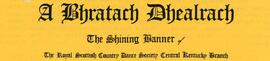 A Bhratach Dhealrach Central Kentucky Branch Newsletter