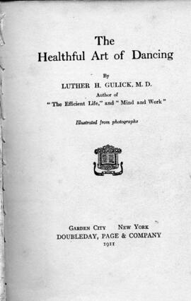 The Healthful Art of Dancing