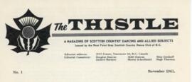 The Thistle Magazine of the West Point Grey SCD Club B.C. Canada