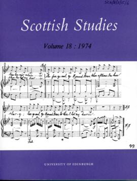 Scottish Studies Volume 18: 1974