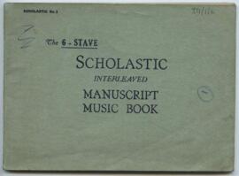 Music notebook belonging to Jean Milligan