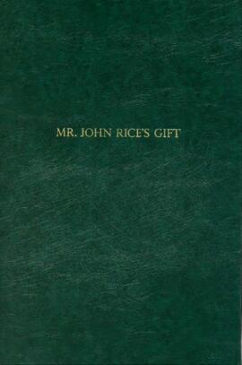 Mr. John Rice's Gift