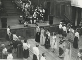 Photograph of dancing in the Younger Hall