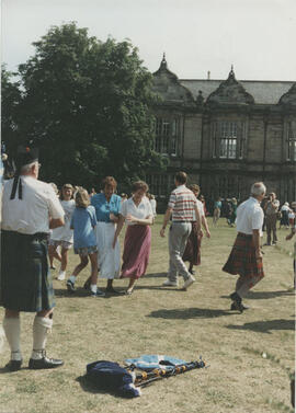 Photograph of dancers taking part in Dancing in the Streets 1994