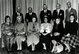 Photograph of Office bearers at AGM, Glasgow, 1988